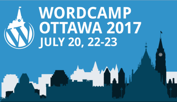 WordCamp Ottawa is on! Well, it's on the 20th, 22nd, and 23rd of July!